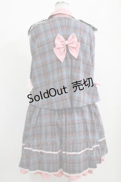 画像3: Angels Heart（海外ロリータブランド） / チェックセットアップ M ブルー/ピンク H-25-08-03-003-EL-OP-NS-ZH