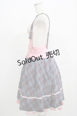 画像5: Angels Heart（海外ロリータブランド） / チェックセットアップ M ブルー/ピンク H-25-08-03-003-EL-OP-NS-ZH