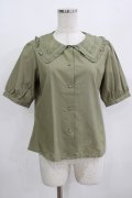 Fi.n.t / コットンレース使いビッグカラーブラウス Free KHAKI H-25-08-03-055-CA-BL-NS-ZH