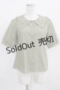 Fi.n.t / コットンレース使いビッグカラーブラウス Free KHAKI H-25-08-03-055-CA-BL-NS-ZH