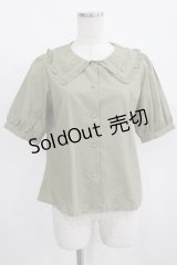 Fi.n.t / コットンレース使いビッグカラーブラウス Free KHAKI H-25-08-03-055-CA-BL-NS-ZH