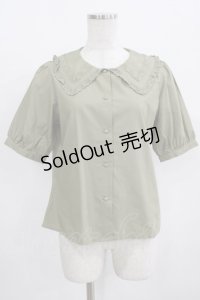 Fi.n.t / コットンレース使いビッグカラーブラウス Free KHAKI H-25-08-03-055-CA-BL-NS-ZH