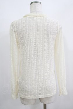 画像3: F&A / 総レースボウタイトップス Free OFFWHITE H-25-08-03-059-LO-TO-NS-ZH