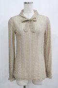 F&A / 総レースボウタイトップス Free BEIGE H-25-08-03-060-LO-TO-NS-ZH