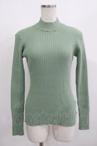 F&A / バックリボンリブニットプルオーバー Free MINT H-25-08-03-063-LO-TO-NS-ZH