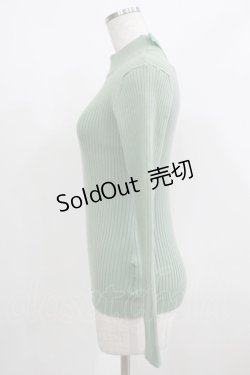 画像2: F&A / バックリボンリブニットプルオーバー Free MINT H-25-08-03-063-LO-TO-NS-ZH