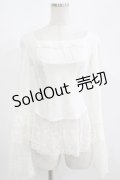 Juliette et Justine / Dentelle Delice Blouse Free オフ H-25-08-03-066-CL-TO-NS-ZH