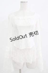 Juliette et Justine / Dentelle Delice Blouse Free オフ H-25-08-03-066-CL-TO-NS-ZH