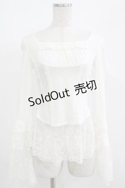 画像1: Juliette et Justine / Dentelle Delice Blouse Free オフ H-25-08-03-066-CL-TO-NS-ZH
