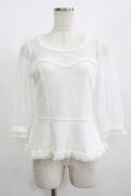Angelic Pretty / Pure Ladyカットソー F 白 H-25-08-03-067-AP-TO-NS-ZH