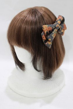 画像1: metamorphose / ゴブラン風くまちゃんヘアコーム  ブラック H-25-08-03-080-ME-AC-NS-ZH