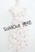 JESUS DIAMANTE / 新お嫁ワンピース 38 バルドー薔薇・ピンク H-25-08-03-007-JE-OP-YZ-ZH