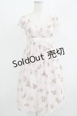 JESUS DIAMANTE / 新お嫁ワンピース 38 バルドー薔薇・ピンク H-25-08-03-007-JE-OP-YZ-ZH