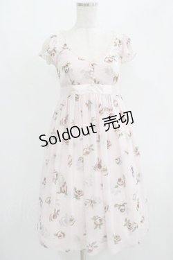 画像1: JESUS DIAMANTE / 新お嫁ワンピース 38 バルドー薔薇・ピンク H-25-08-03-007-JE-OP-YZ-ZH