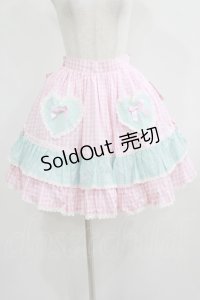 Angelic Pretty / ギンガムシャーベットスカート Free ピンク H-25-08-03-010-AP-SK-NS-ZH