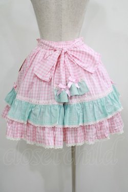 画像3: Angelic Pretty / ギンガムシャーベットスカート Free ピンク H-25-08-03-010-AP-SK-NS-ZH