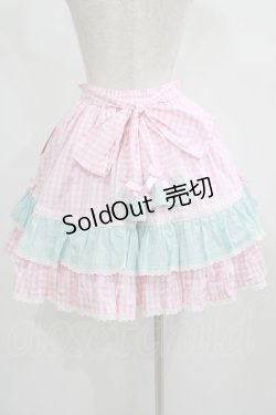 画像3: Angelic Pretty / ギンガムシャーベットスカート Free ピンク H-25-08-03-010-AP-SK-NS-ZH