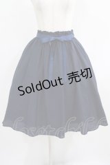 F&A / グログランリボンギャザースカート Free NAVY H-25-08-03-012-LO-SK-NS-ZH
