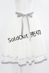 Fi.n.t / ロゴ刺繍チュールスカート Free OFF×GY H-25-08-03-014-CA-SK-NS-ZH