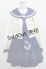 milky ange / オリジナル制服　美岬 Free Navy×Cream H-25-08-03-017-EL-OP-NS-ZH