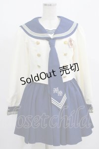 milky ange / オリジナル制服　美岬 Free Navy×Cream H-25-08-03-017-EL-OP-NS-ZH