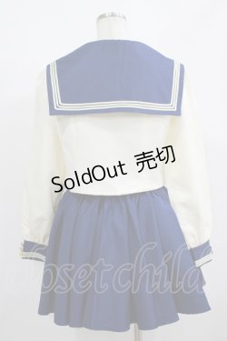 画像3: milky ange / オリジナル制服　美岬 Free Navy×Cream H-25-08-03-017-EL-OP-NS-ZH