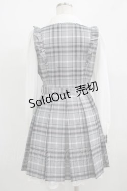 画像3: Secret Honey / ネクタイ付プリーツワンピース Free グレー H-25-08-03-018-CA-OP-NS-ZH