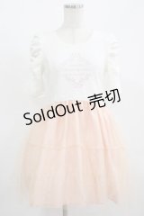 LIZ LISA / チュール切替トップス Free オフ H-25-08-03-022-LO-OP-NS-ZH
