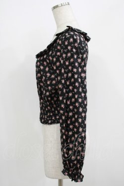 画像2: MILK / nightie tops  ブラックフラワー H-25-08-04-024-ML-TO-KB-ZH