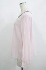 画像2: Jane Marple / Flower embroidery collar blouse  ピンク H-26-01-09-021-JM-BL-KB-ZH (2)