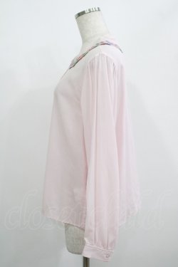 画像2: Jane Marple / Flower embroidery collar blouse  ピンク H-25-08-04-028-JM-BL-KB-ZH