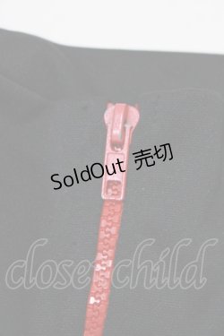 画像4: SEX POT ReVeNGe / 半袖ZIPジャージ  黒×赤 H-25-08-04-032-SP-TO-KB-ZH