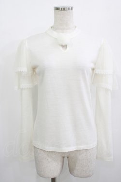 画像1: MILK / プティポンポンTops  オフ H-25-08-04-035-ML-TO-KB-ZH
