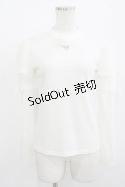 画像1: MILK / プティポンポンTops  オフ H-25-08-04-035-ML-TO-KB-ZH