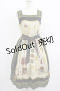 Jane Marple / Royal Paradeスクエアドレス  カーキ H-25-08-04-005-JM-OP-KB-ZH