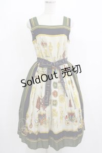 Jane Marple / Royal Paradeスクエアドレス  カーキ H-25-08-04-005-JM-OP-KB-ZH