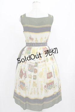 画像3: Jane Marple / Royal Paradeスクエアドレス  カーキ H-25-08-04-005-JM-OP-KB-ZH