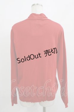 画像3: Jane Marple Dans Le Salon / Long Staple Cotton Drape Cardigan  レッド H-25-08-04-048-JM-TO-KB-ZH