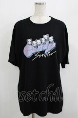 Candy Stripper / PANDA Tee 2 ブラック H-25-08-04-050-PU-TO-KB-ZH