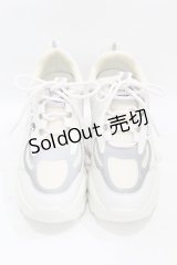 NieR Clothing / 厚底スニーカー 23.0cm 白 H-25-08-04-1001-PU-SH-KB-ZH