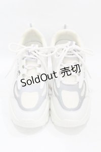 NieR Clothing / 厚底スニーカー 23.0cm 白 H-25-08-04-1001-PU-SH-KB-ZH
