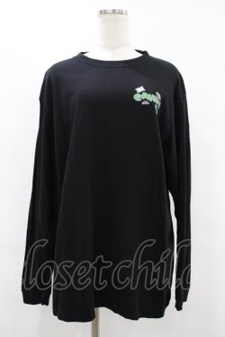 画像1: Candy Stripper / 8bit　L/S TEE  黒 H-25-08-04-1041-PU-TO-KB-ZH