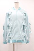 Candy Stripper / IMMATURE RIBBON BLOUSON  ライトブルー H-25-08-04-1059-PU-JA-KB-ZH
