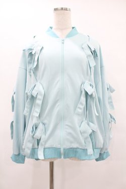 画像1: Candy Stripper / IMMATURE RIBBON BLOUSON  ライトブルー H-25-08-04-1059-PU-JA-KB-ZH