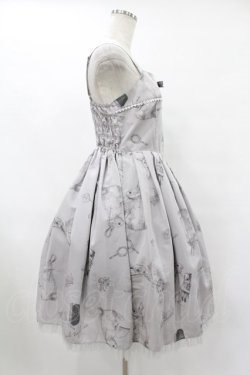 画像3: Emily Temple cute / principal bunnyキャミソールワンピース  グレー H-25-08-04-1007-ET-OP-KB-ZH