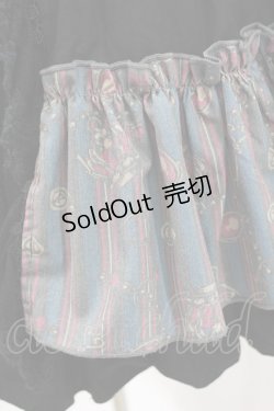 画像5: FRILL / クラウンストライプレースフリルジャンパースカート  黒 H-25-08-04-1008-HN-OP-KB-ZH