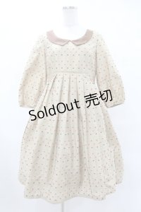 Emily Temple cute / カラードットワンピース  茶 H-25-08-04-1009-ET-OP-KB-ZH