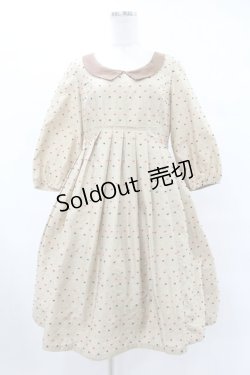 画像1: Emily Temple cute / カラードットワンピース  茶 H-25-08-04-1009-ET-OP-KB-ZH