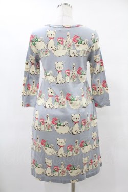 画像2: Emily Temple cute / シャンブルカットソーワンピース  グレー H-25-08-04-1019-ET-OP-KB-ZH