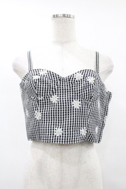 画像1: Candy Stripper / DAISY BUSTIER 1 ブラック H-25-08-04-1023-PU-TO-KB-ZH